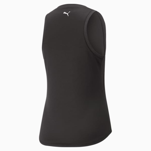 Fit Logo Women's Training Tank Top, PUMA Black-Elektro Purple