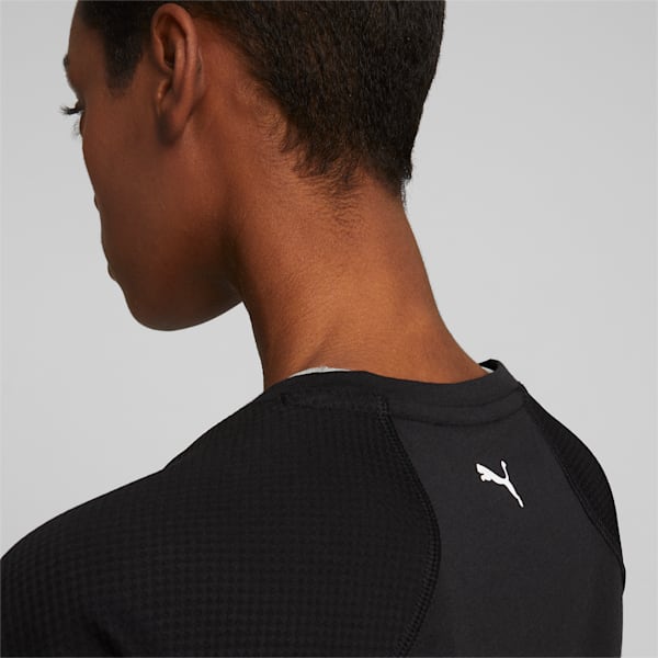 PUMA FIT Logo Training Women's T-Shirt, Puma Black-- Puma White