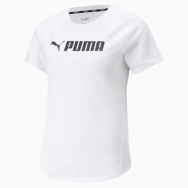FIT Logo Training Women's Regular Fit T-Shirt, Puma White, extralarge-IND