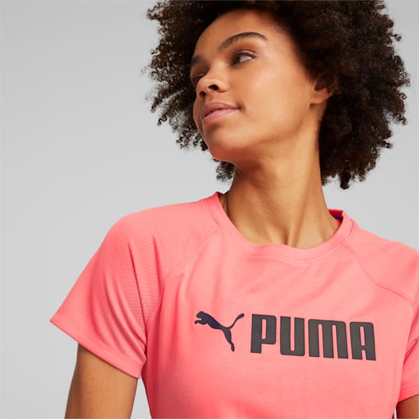PUMA FIT Logo Training Women's Regular Fit T-Shirt, Loveable, extralarge-IND