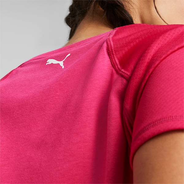PUMA FIT Logo Training Women's Regular Fit T-Shirt, Orchid Shadow-PUMA White, extralarge-IND