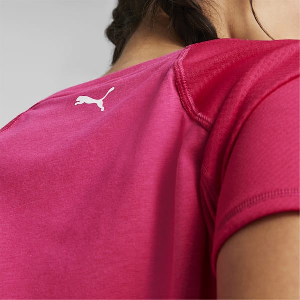 Fit Women's Training Logo Tee, Orchid Shadow-PUMA White, extralarge