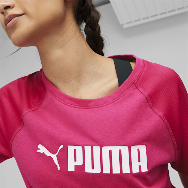 PUMA FIT Logo Training Women's Regular Fit T-Shirt, Orchid Shadow-PUMA White, extralarge-IDN