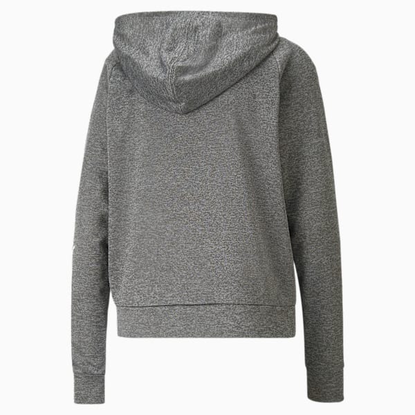 Chamarra para entrenar de cierre completo Fit Tech para mujer, Medium Gray Heather, extralarge