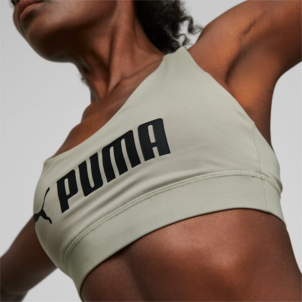 PUMA Fit Mid Impact Women's Sports Bra, Birch Tree, extralarge