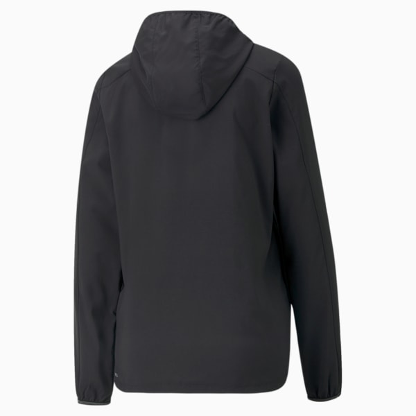 RUN WOVEN HOODED JACKET W, Puma Black, extralarge-IND