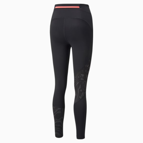 Graphic High Waist 7/8 Running Leggings Women, Puma Black