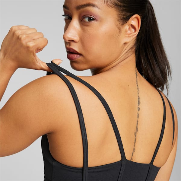 Flawless Mid Impact Women's Training Bra, Puma Black, extralarge-IND