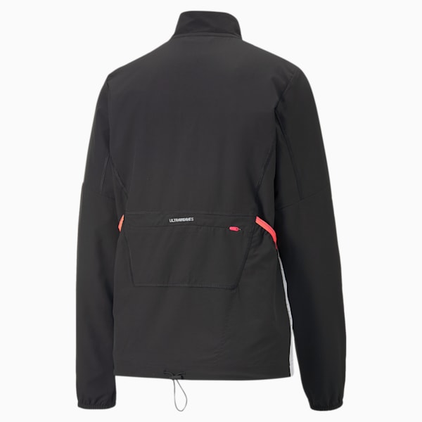 RUN ULTRAWEAVE WOVEN Women's Jacket, Puma Black-Puma White, extralarge-IND