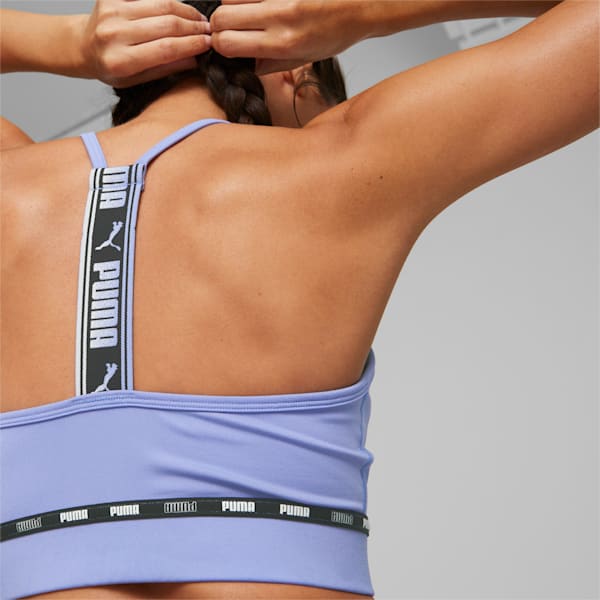 PUMA Strong Strappy Women's Training Bra, Elektro Purple, extralarge-IND