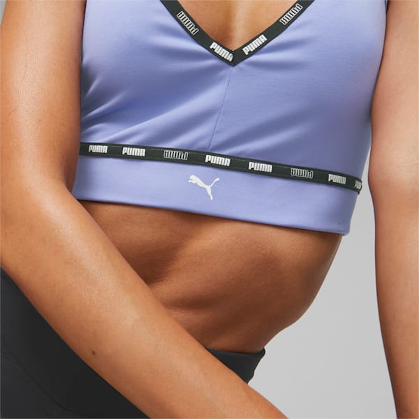 PUMA Strong Strappy Training Bra Women, Elektro Purple