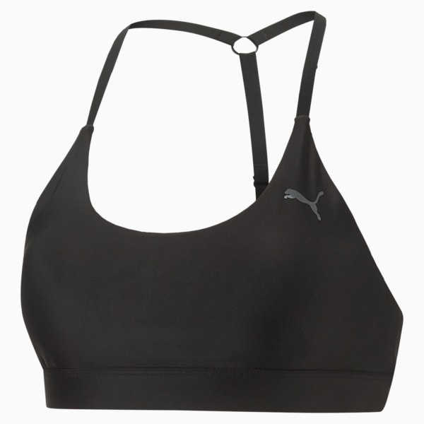 Studio ULTRABARE Strappy Women's Low Impact Sports Bra, Puma Black, extralarge