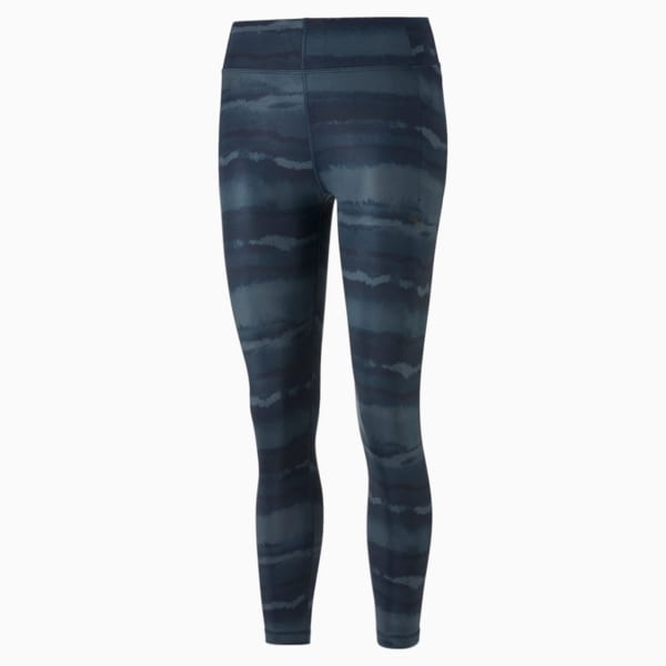 Leggings de entrenamiento para mujeres estampados Studio Your Move, Marine Blue-Geo print