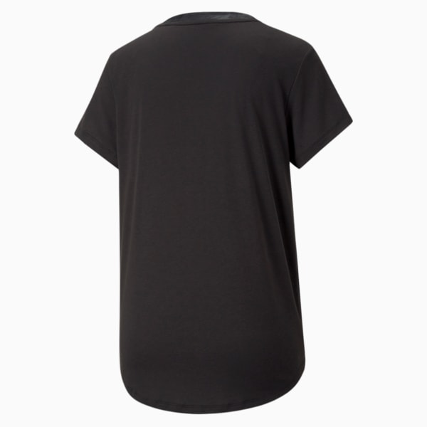 Safari Glam SS Women's T-Shirt, Puma Black, extralarge-IND