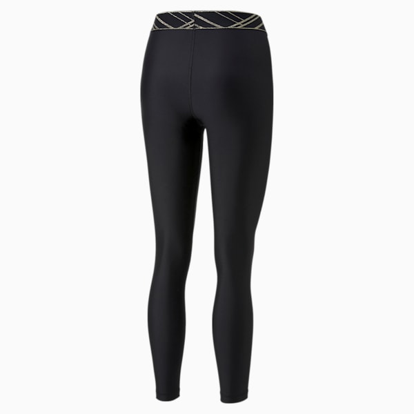 Deco Glam High Waist Full-Length Training Tights Women, Puma Black-deco glam, extralarge-IND
