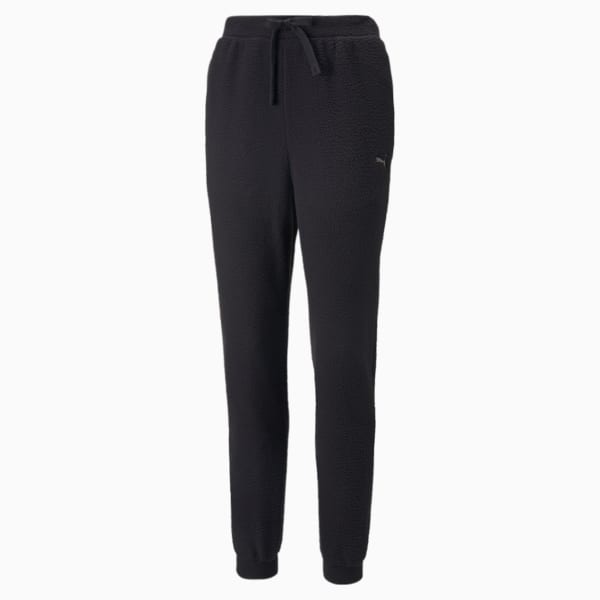 Pantalones de entrenamiento para mujer Studio Sherpa, Puma Black, extralarge