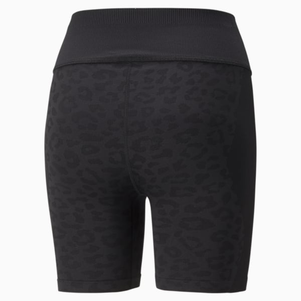 FormKnit Seamless 5'' Training Shorts Women, Puma Black-leopard print