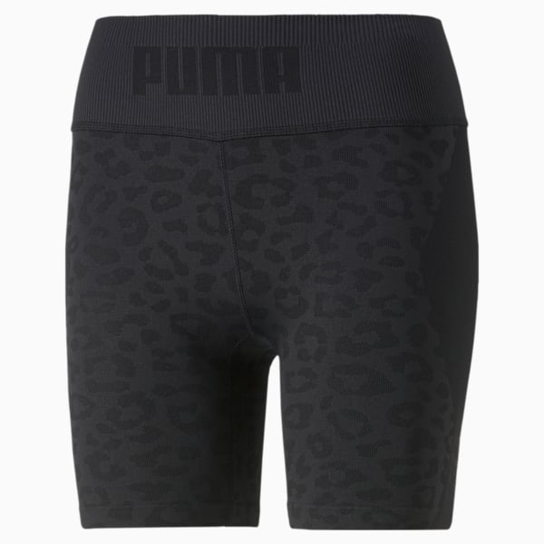 FormKnit Seamless 5'' Training Shorts Women, Puma Black-leopard print