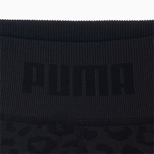 ウィメンズ トレーニング FORMKNIT シームレス ハイウエスト 7/8 タイツ, Puma Black-leopard print, extralarge-JPN