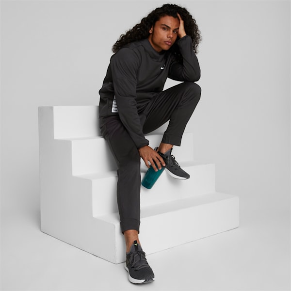 Train All Day PWRFleece Men's Hooded Training Sweatshirt, Puma Black, extralarge-IND