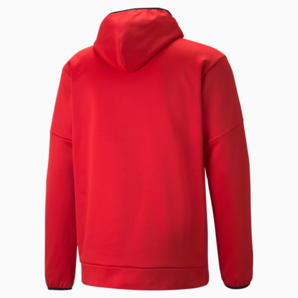 Train All Day PWRFleece Men's Hooded Training Sweatshirt, High Risk Red, extralarge-IND