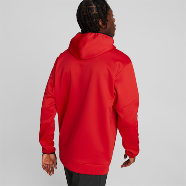 Train All Day PWRFleece Men's Hooded Training Sweatshirt, High Risk Red, extralarge-IND