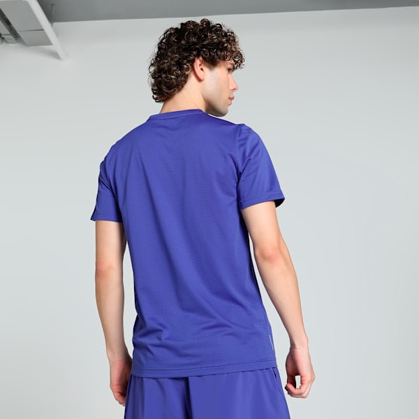 TRAIN FAV BLASTER Men's Training T-Shirt, Lapis Lazuli, extralarge-IND