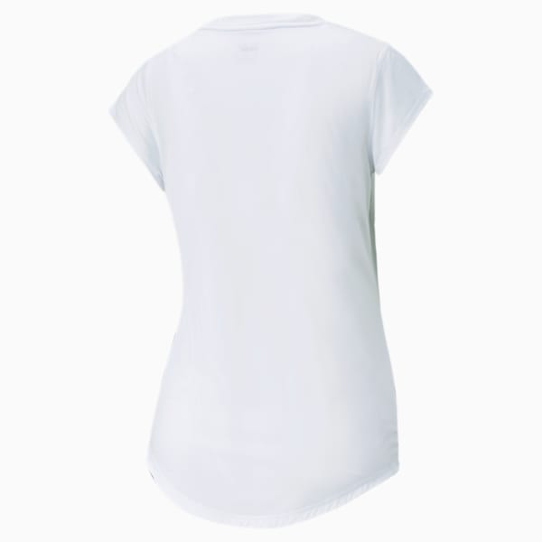 Playera de entrenamiento de manga corta para mujer Cloudspun, Puma White, extralarge