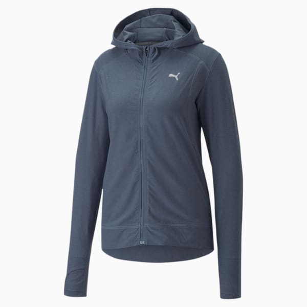 Train Cloudspun Women's Full-Zip Training Jacket, Evening Sky Heather, extralarge-IND