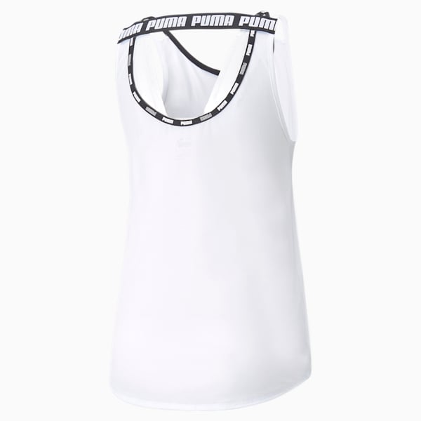 Strong Tri-Blend Training Tank Top Women, Puma White, extralarge