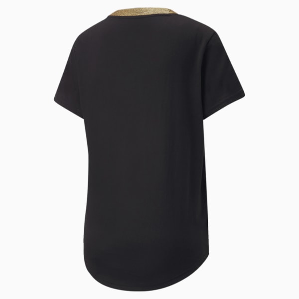 Playera de training para mujer Deco Glam, Puma Black-deco glam, extralarge