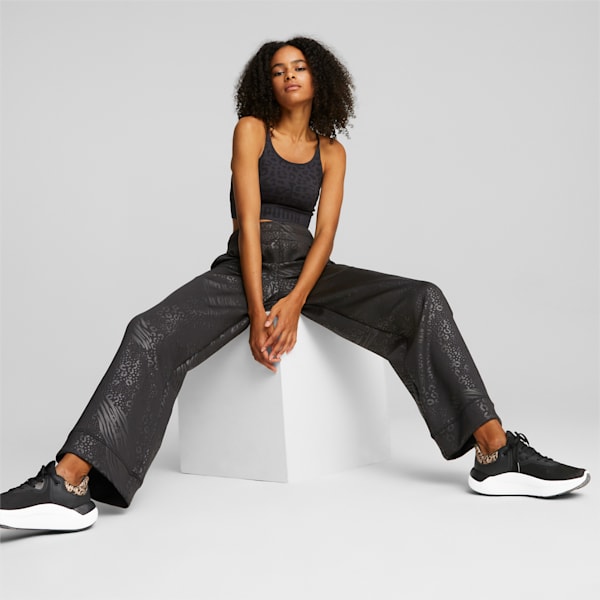 Fashion Luxe Embossed Pant, Puma Black