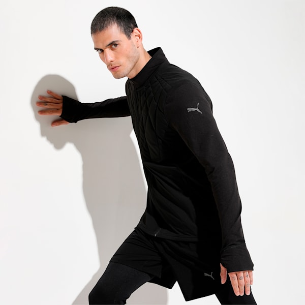 Cloudspun WRMLBL Padded Running Jacket Men, Puma Black, extralarge-IND