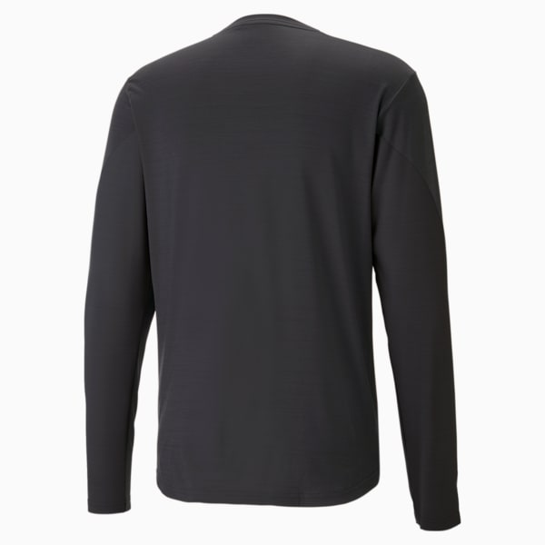 CLOUDSPUN Long Sleeve Running Men's T-Shirt, Puma Black Heather, extralarge-IND