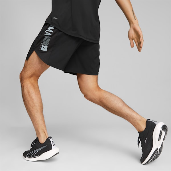 Shorts de running para hombre PLCD, Puma Black, extralarge