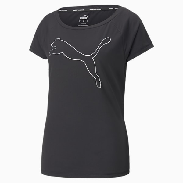 Favourite Jersey Cat Training Women's Regular Fit T-Shirt, Puma Black, extralarge-AUS