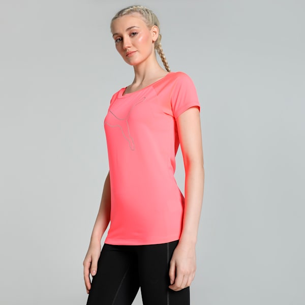 T-shirt d’entraînement Favorite Jersey Cat Femme, Sunset Glow, extralarge