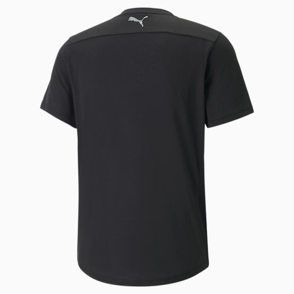 Performance Logo Short Sleeve Running Men's T-Shirt, Puma Black