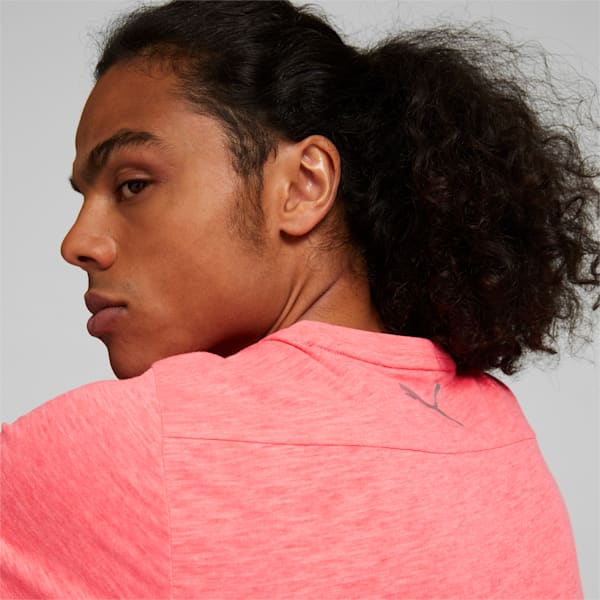 Performance Logo Men's Running T-Shirt, Sunset Glow, extralarge-IND