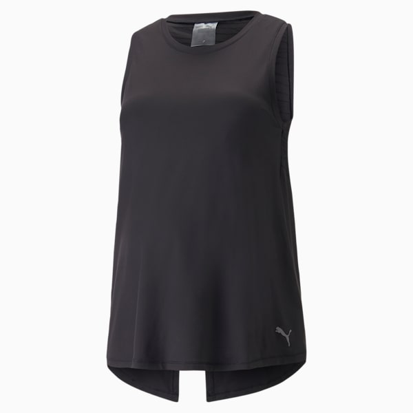 Maternity Women's Relaxed Fit Training Tank Top, Puma Black, extralarge-IND