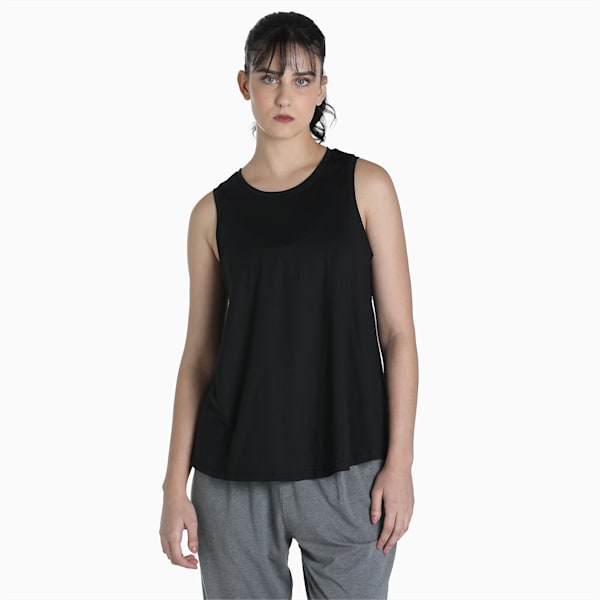 Maternity Women's Relaxed Fit Tank Top, Puma Black, extralarge-IND