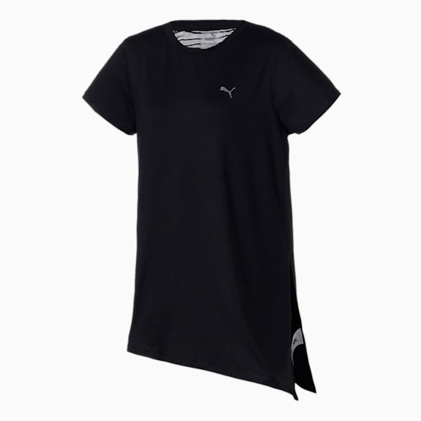 ウィメンズ マタニティ ヨガ スタジオ オーバーサイズド 半袖 Tシャツ, Puma Black