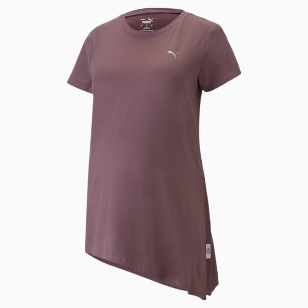 Playera de entrenamiento para mujeres Maternity Studio Oversized, Dusty Plum, extralarge