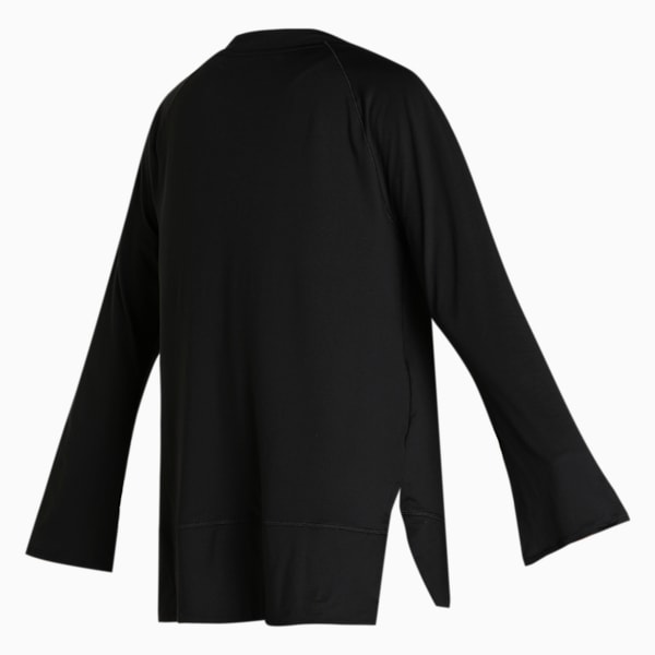 Maternity Bell Sleeve Women's Training T-Shirt, Puma Black, extralarge-IND