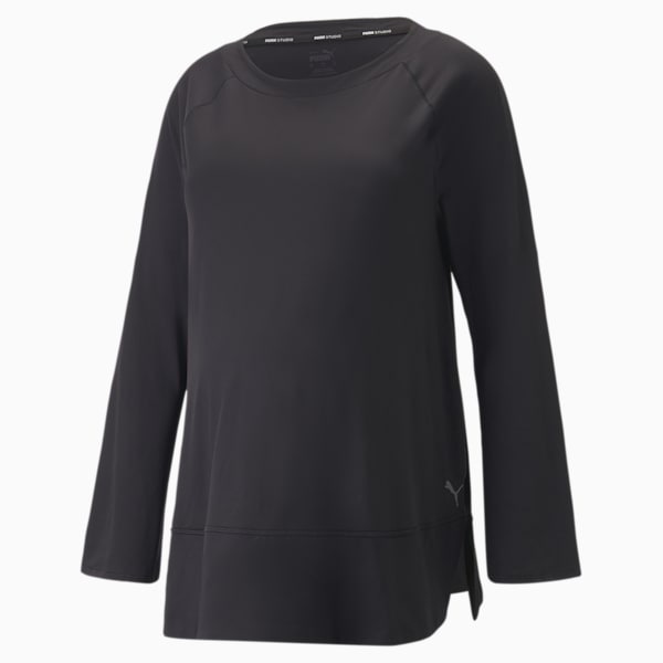 Maternity Bell Sleeve Women's T-Shirt, Puma Black, extralarge-AUS