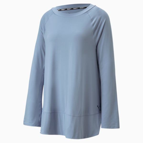 Maternity Bell Sleeve Women's T-Shirt, Filtered Ash