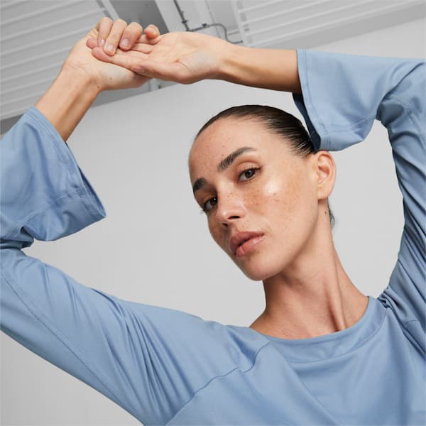 Maternity Bell Sleeve Women's Training T-Shirt, Filtered Ash, extralarge-IND