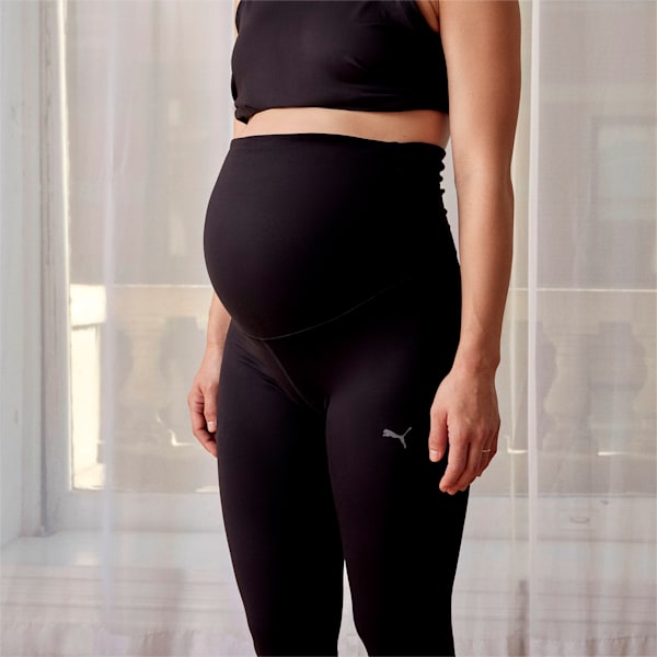 Maternity Studio Women's 7/8 Tights, Puma Black, extralarge-AUS