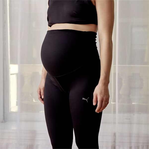 Maternity Studio Women's 7/8 Tights, Puma Black, extralarge-AUS