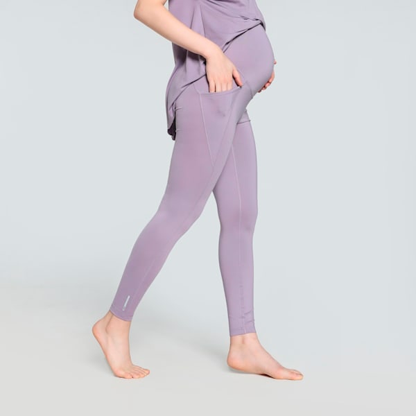 Maternity Fav Forever Women's High-Waist 7/8 Training Leggings, Pale Plum, extralarge-IND